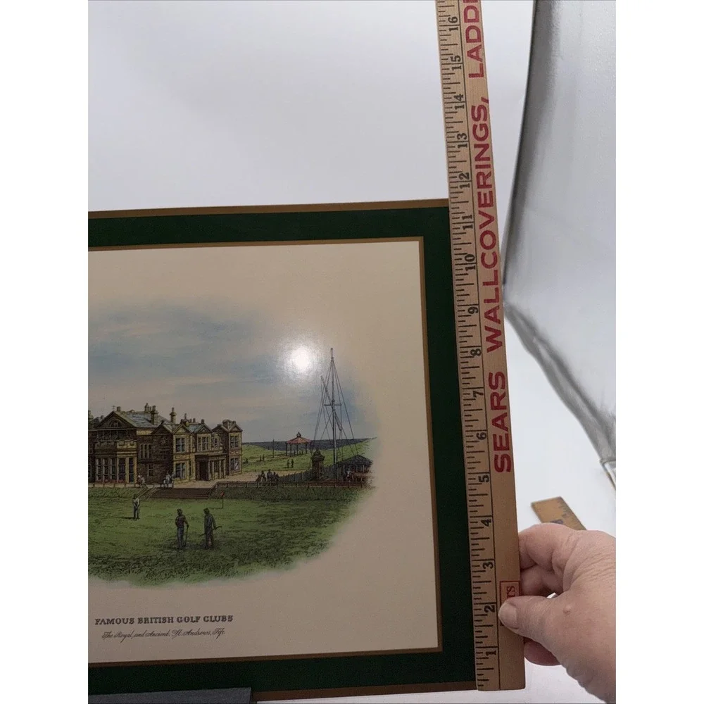 St.Andrews Golf Course Collectible Placemat Made in England
